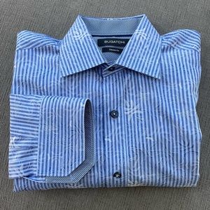 BUGATCHI Mens Long Sleeve 👔 size Small